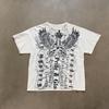 Classic Y2k Gothic Style High Street TShirt Print Oversized T Shirt Harajuku Round Neck Cotton Tops 2026 Summer Unisex Unisex Tops