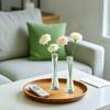 3PCS Transparent Glass Flower Vase Wedding Decoration Simple Vase Hydroponics Plant Flower VaseTable European Style Home Decor