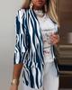 Autumn/Winter 2021 Women's Gradient OL Slimming Long Sleeve Blazer