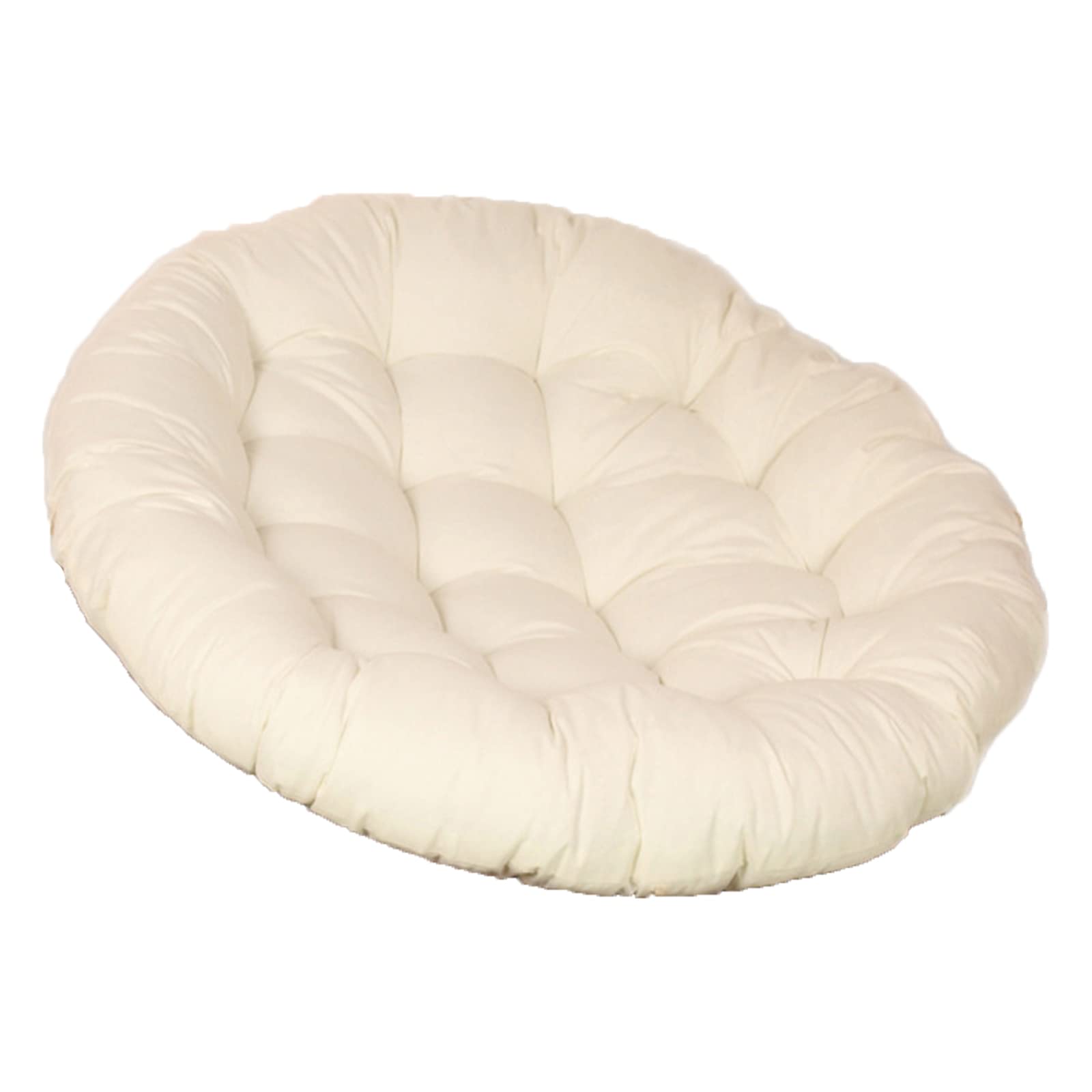 

Круглое кресло Папасан Водонепроницаемая Подушка толщиной 10 см, бежевый