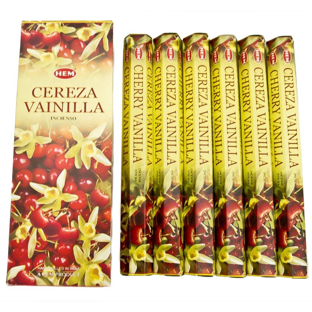 

HEM Incense Stick Hexapack Cherry Vanilla Scent 6 Squares x 6 boxes Cherry Vanilla (20 pieces) [Product]