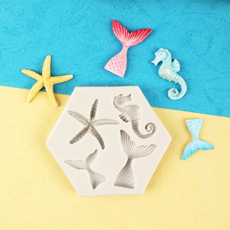 1pc-Silicone Ocean Shell Mold Cake Gummies Conch Baking Mold Tool DIY Cake Chocolate Candy Decoration