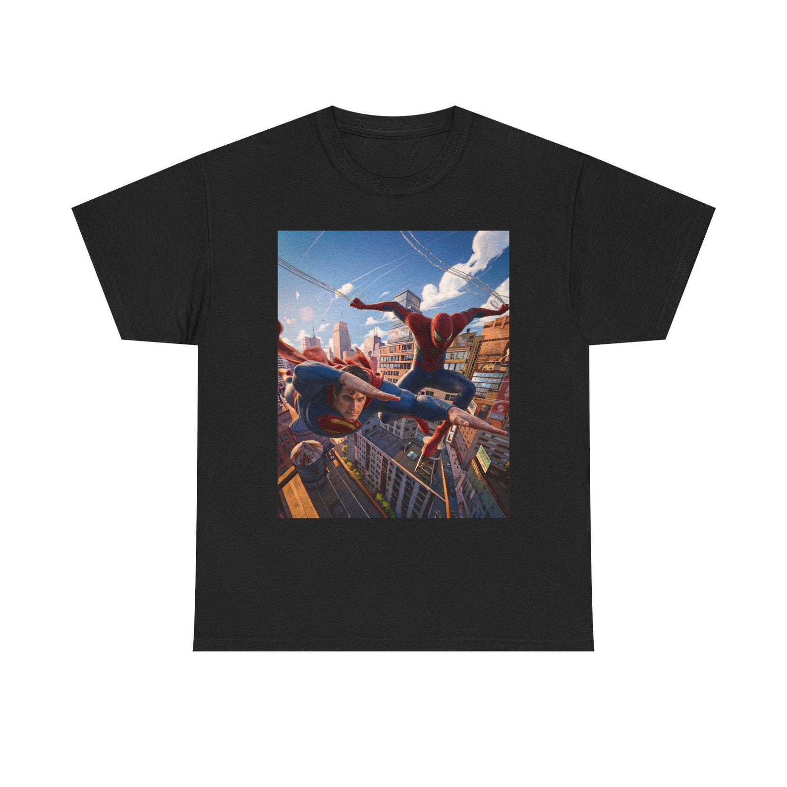 Super & Spider-Man MHF Unisex Tee S