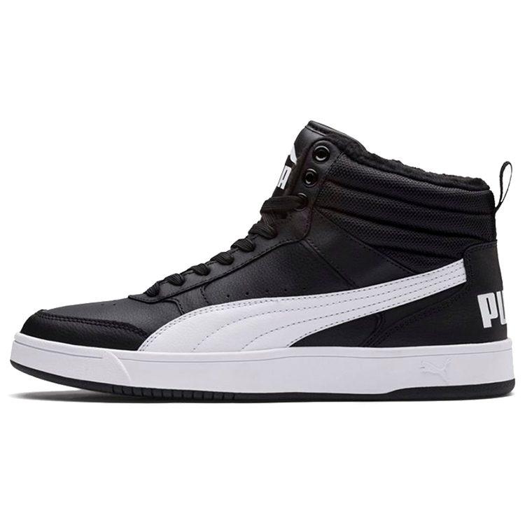 Puma Rebound Street V2 Fur 'Black White' Women's 363717-05