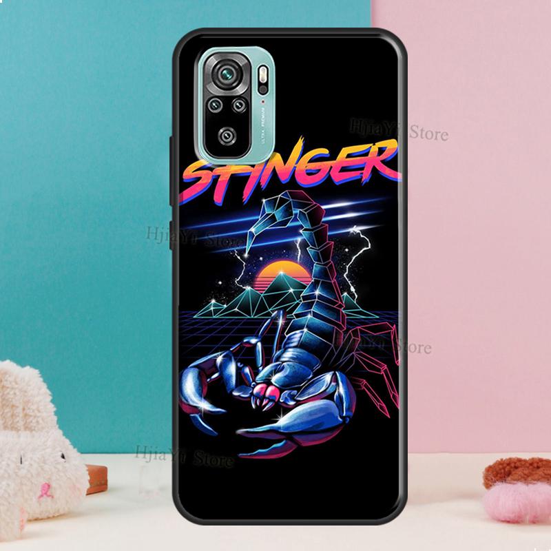 Scorpion For Xiaomi Redmi Note 11 Pro 11S 10S 9S Note 8 9 10 Pro Phone Case For Redmi 10 9 9T 9C 9A