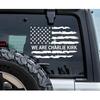 I Am We Are Charlie Kirk Now Car Bumper Stickers Decals, Charlie Kirk Merchandise True N Hero, Silenced But Not Forgotten In Loving Memory Charlie
