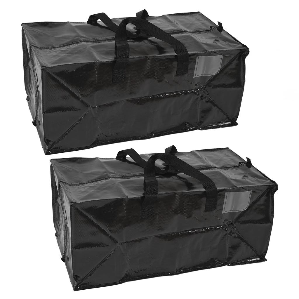 2PCS Packing Bag Carrying Handles Heavy Duty Large Space Waterproof Moving Bag for Space Saving Moving Storage