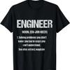 Funny Engineering Student Engineer Noun Definition Nerds T-Shirt