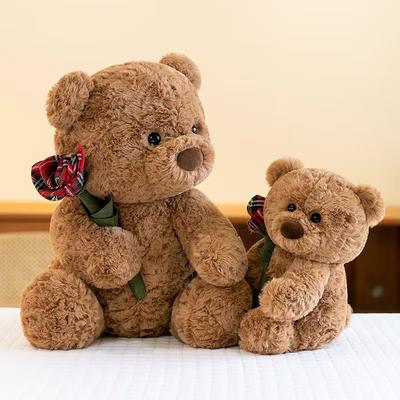 Creative Hug Bear Rose Bear Doll Cute Teddy Bear Plush Doll Gift Girl Birthday Doll