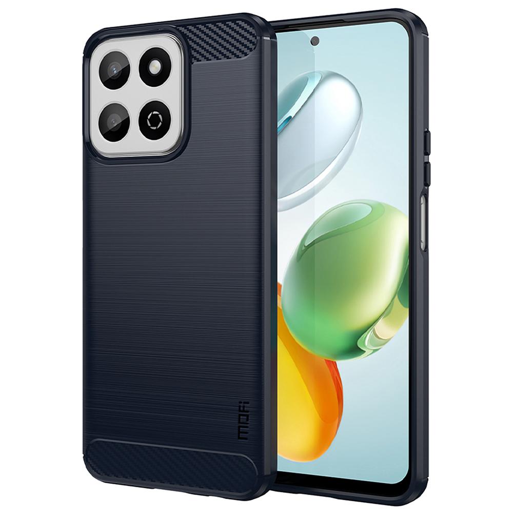 MOFI JK TPU Series-1 For Honor X7c 4G/200 Smart 5G/Play 60 Plus 5G Case Carbon Fiber Texture TPU Soft Phone Cover