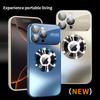Nové luxusní matné pouzdro v titanově metalické barvě pro iPhone 16 15 14 Plus 13 12 11 Pro Max Pro Magsafe Kryt s ochranou fotoaparátu se skleněnou čočkou
