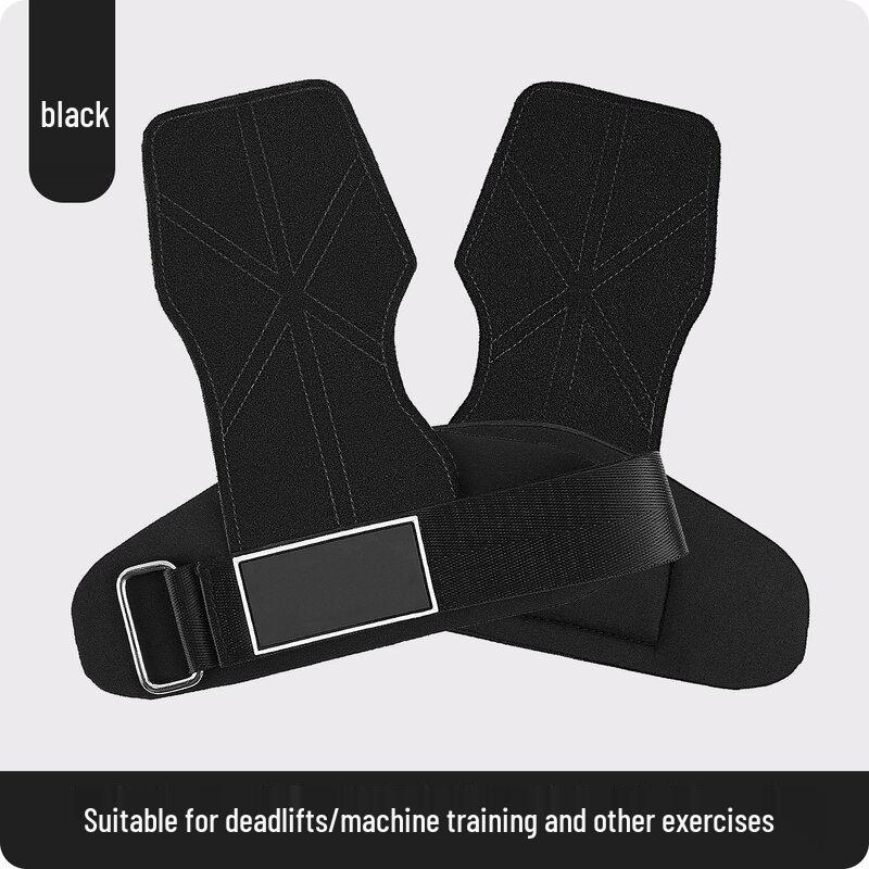 Junshi Cowhide Lifting Grips with Wrist Support