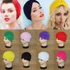 Women Stretchy Head Wrap Band Chemo Bandana Pleated Headwear Decor