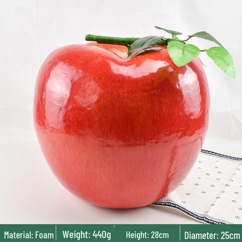 Plastic Red Fuji and Red Delicious Fake Apple Display Decoration Prop