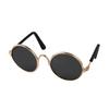 Fashion Dog Pet Glasses Creative Trend Photography Round Frame Small Sunglasses Retro Dog Sunglasses
