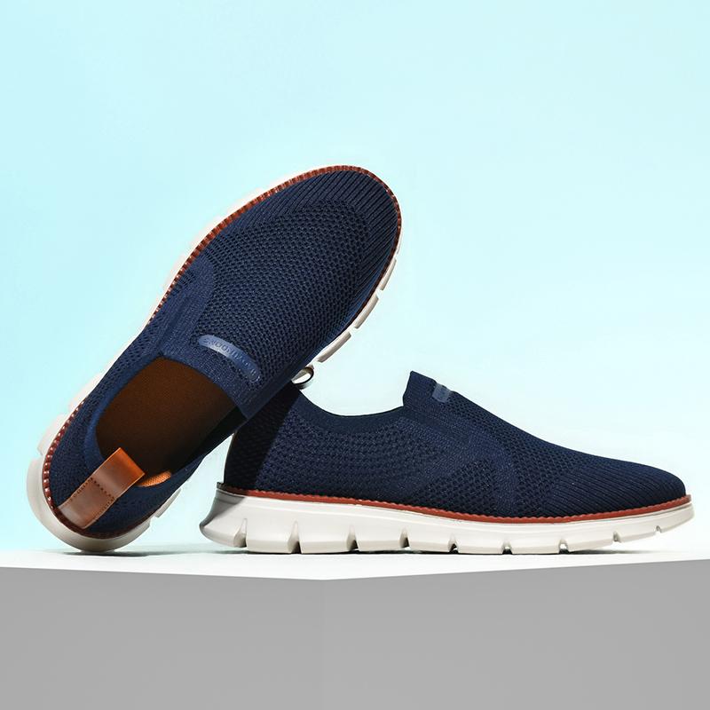 Men's Casual Dress Sneakers Oxfords Business Mesh Breathable Walking Shoes Tennis Lightweight Fashion Flat Sport Large Size40-48