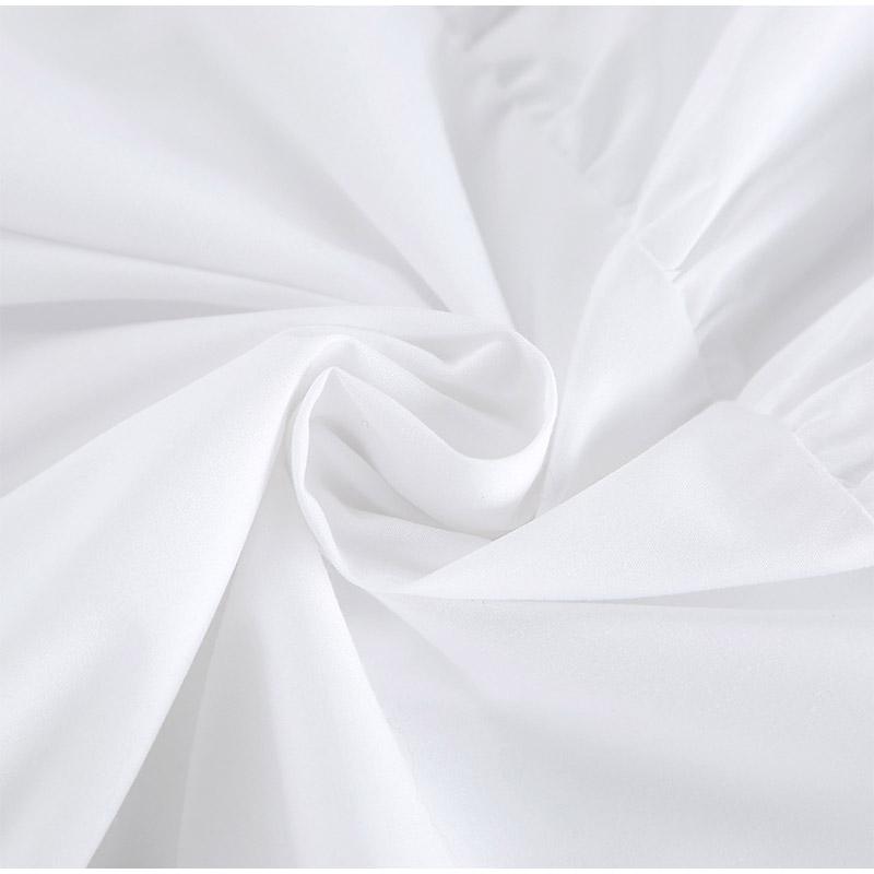 Elegant Ruffles Short A-line Dress Women Lace Up O-neck Sleeveless Vacation Dresses  Lady White Party Dress