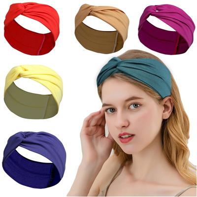 Stirnbänder für Frauen, breite Boho-Stirnbänder, Haarbänder, modische und sportliche Haar-Accessoires für Frauen und Mädchen
