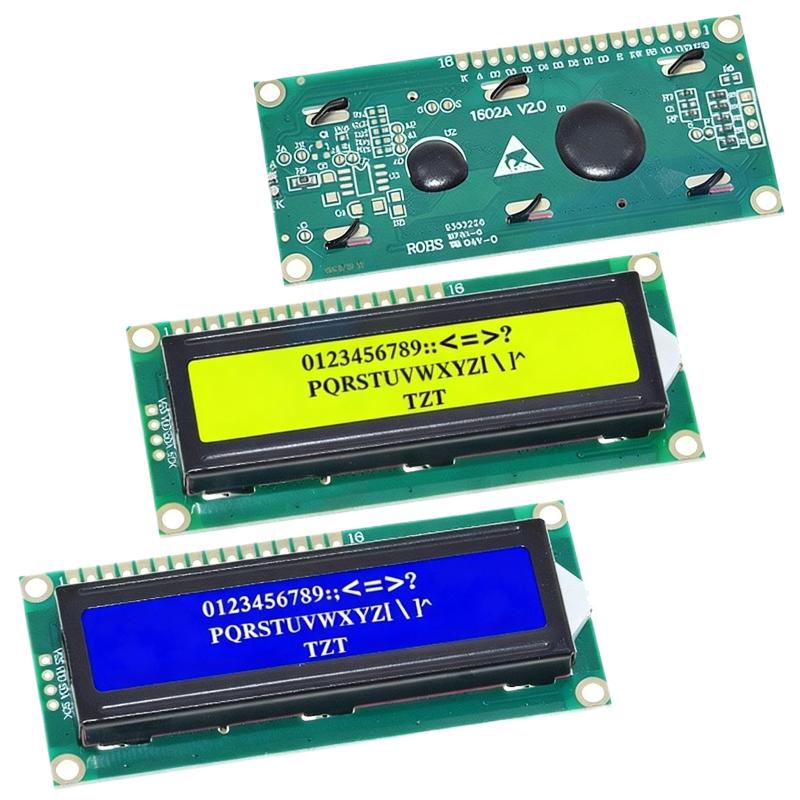 1Pcs LCD 1602 Blue Green Screen 16x2 Character LCD Display Module DIY Accessories LCD1602 Module