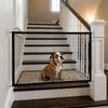 Foldable Pet Safety Gate Mesh Nylon Portable Dog Barrier  Household Indoor Partition
