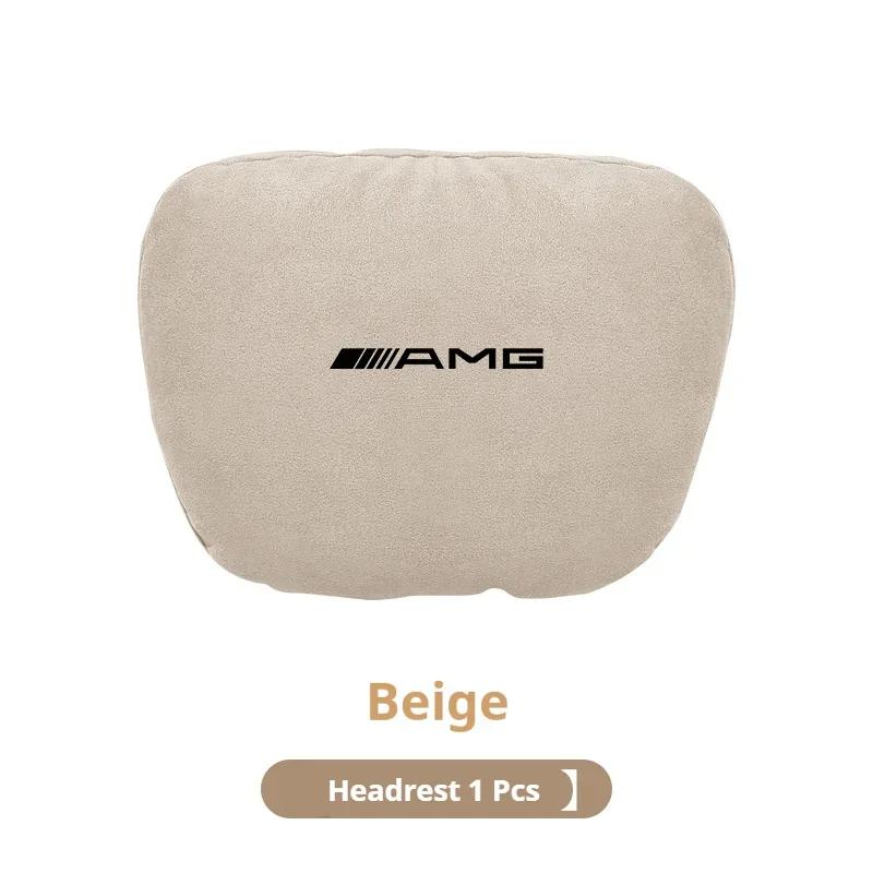 Naklejka Samochodowa Poduszka Podpierająca Kark i Lędźwie na Zagłówek Samochodu Dla Mercedes-Benz AMG Klasa A C E S V Sprinter GLC ML SLK