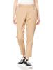 Champion Basic Stretch Twill Straight Pants with Size M Women's One-Point Logo, Beige, (CW-V210)