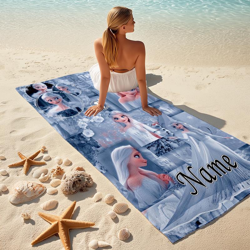 Personalized Lion Adventure Beach Towel Microfiber Beach Towel Thin Absorbent for Beach Swimming Yoga Bath Sports. 0910350