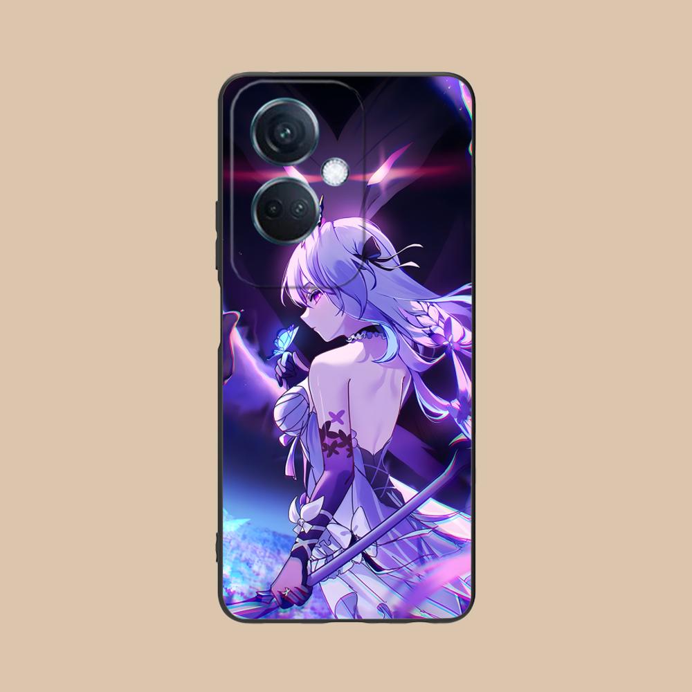 HSR Castorice Matte TPU Mobile Phone Case for OPPO Reno 14 13 12 11 10 9 8 7 6 5 F T Pro 5G Colorful Printing Cover