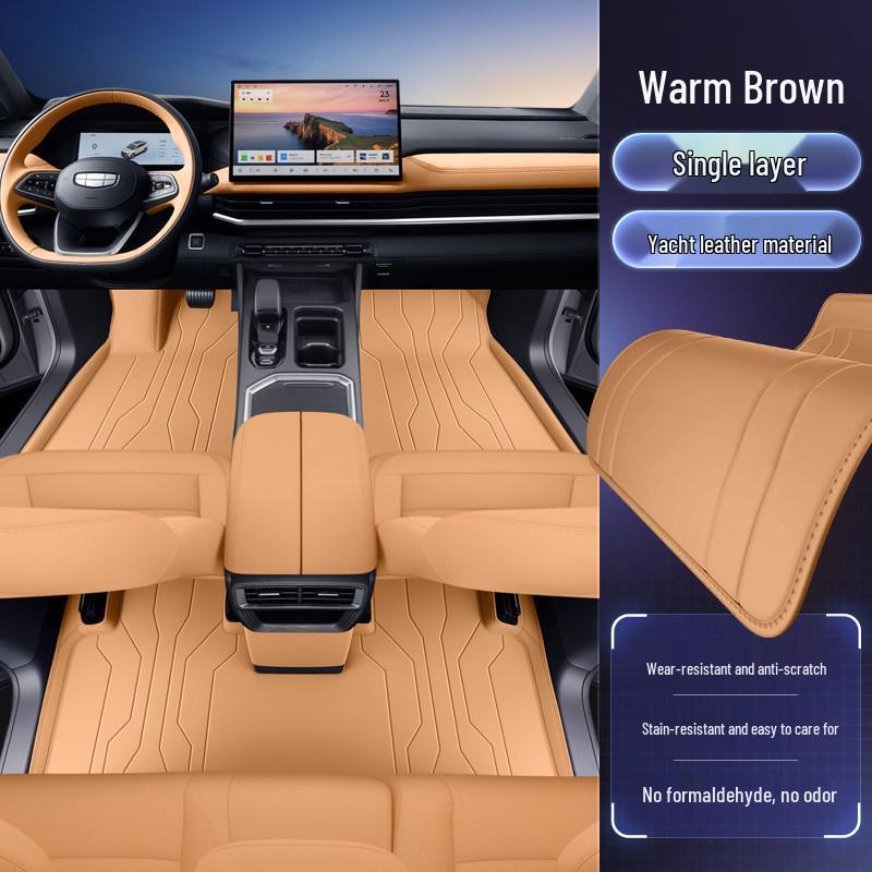 Haoyue L Full Coverage Car Floor Mats for 26 Models - Fits 5/6/7 Seater