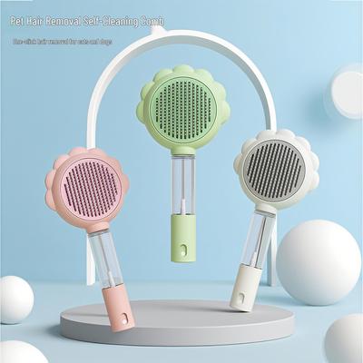 Hot-Selling De-shedding Cat & Dog Comb for Long-Haired Pets