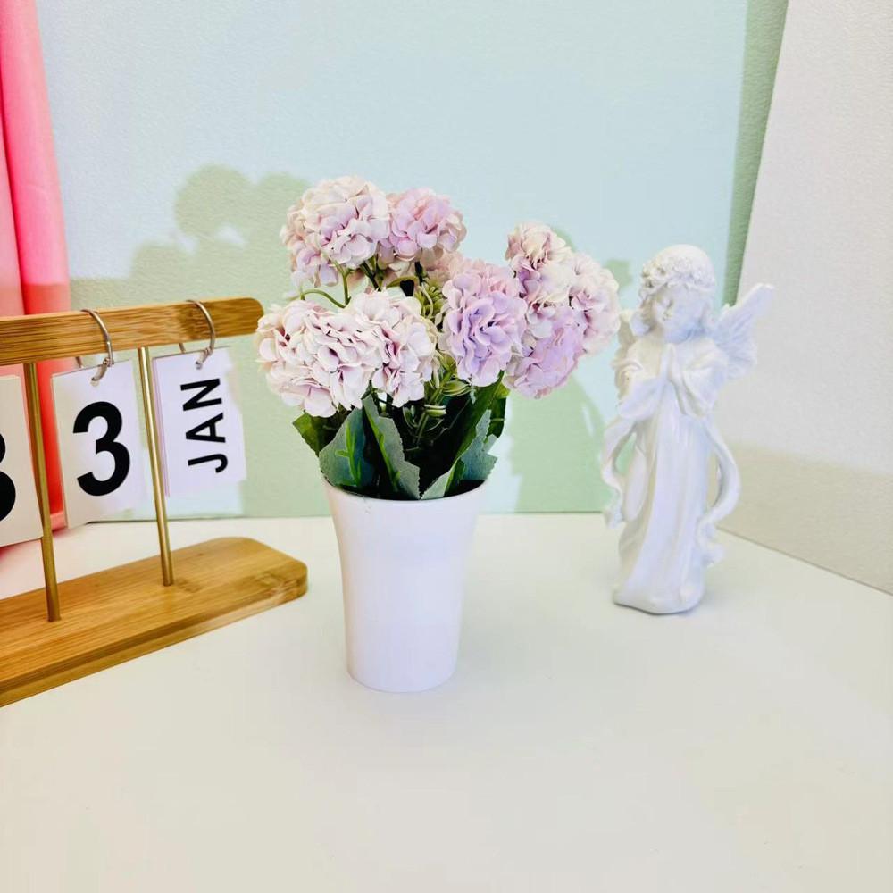 Kunstblumentopf-Set mit realistischem Grün für Indoor-Garten und Fensterdekoration