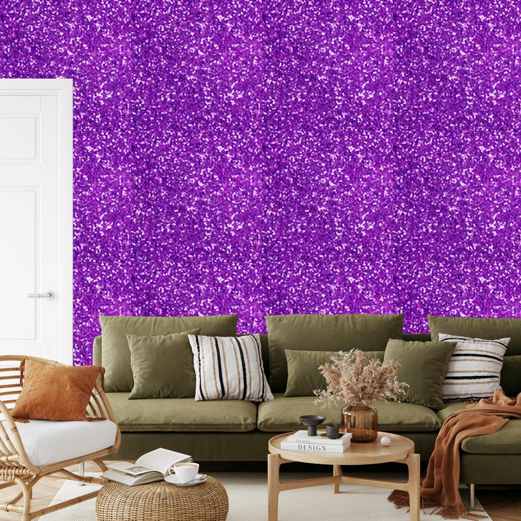 Violet and lavender glitter wallpaper, violet background 50x1000