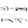 TUREZING Rectangular Reading Glasses Women Men High Quality HD Anti-Reflective Lenses Computer Diopter Prescription Eyeglasses