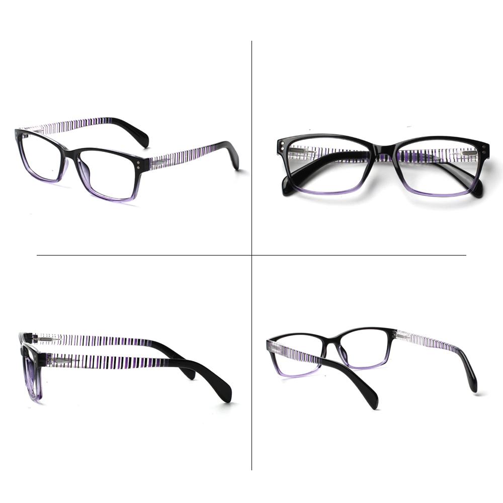 TUREZING Rectangular Reading Glasses Women Men High Quality HD Anti-Reflective Lenses Computer Diopter Prescription Eyeglasses