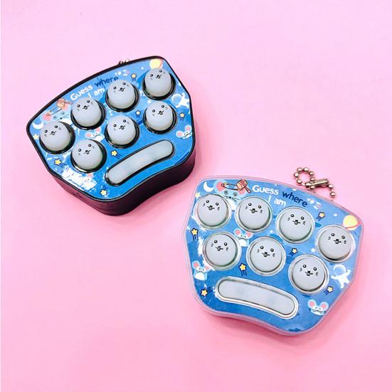 Game Console Mini Size Fall Resistant Plastic Game Machine Key Chain