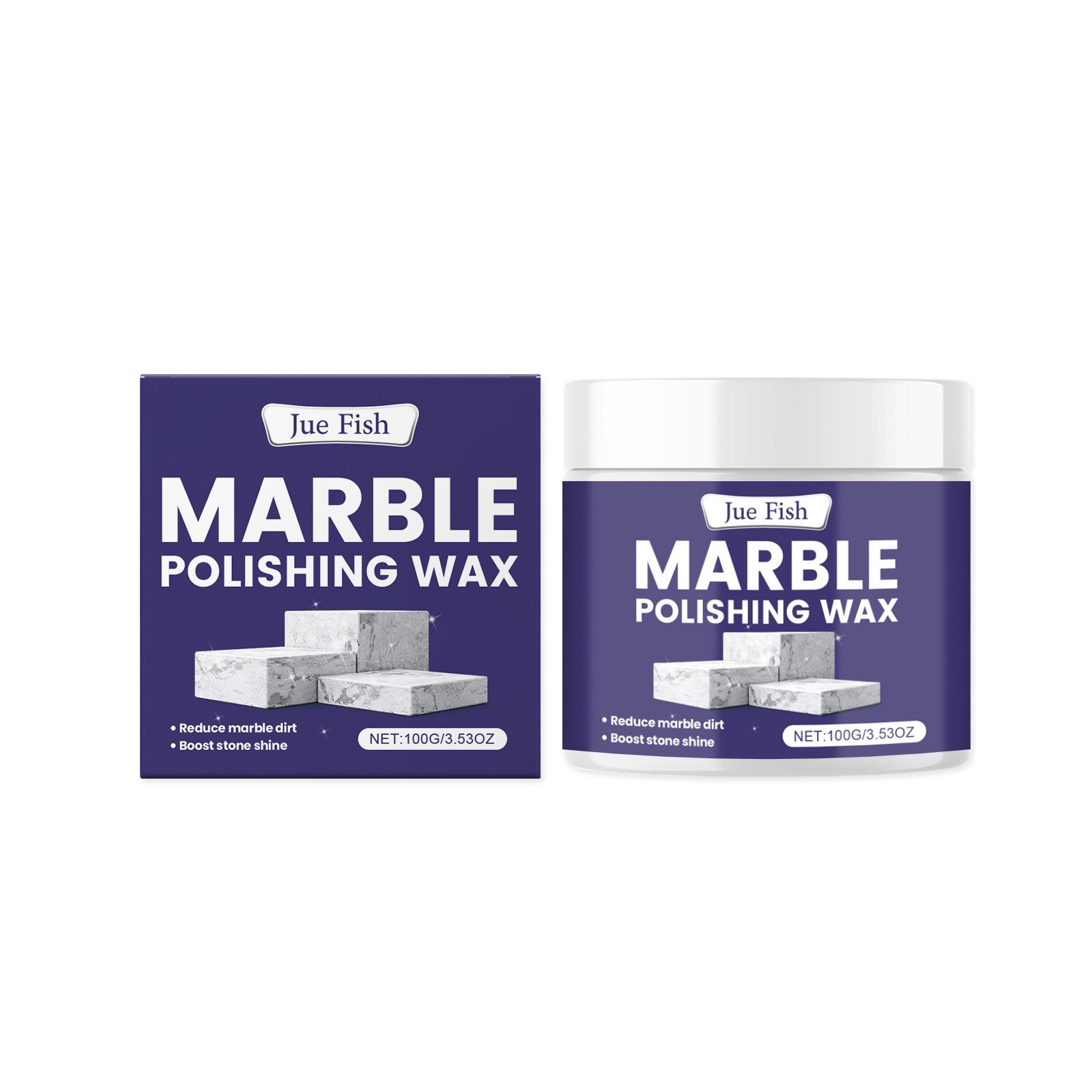 JUE FISH Marble Polishing Wax for Indoor Floor Tiles and Stone - Daily Gloss Enhancer