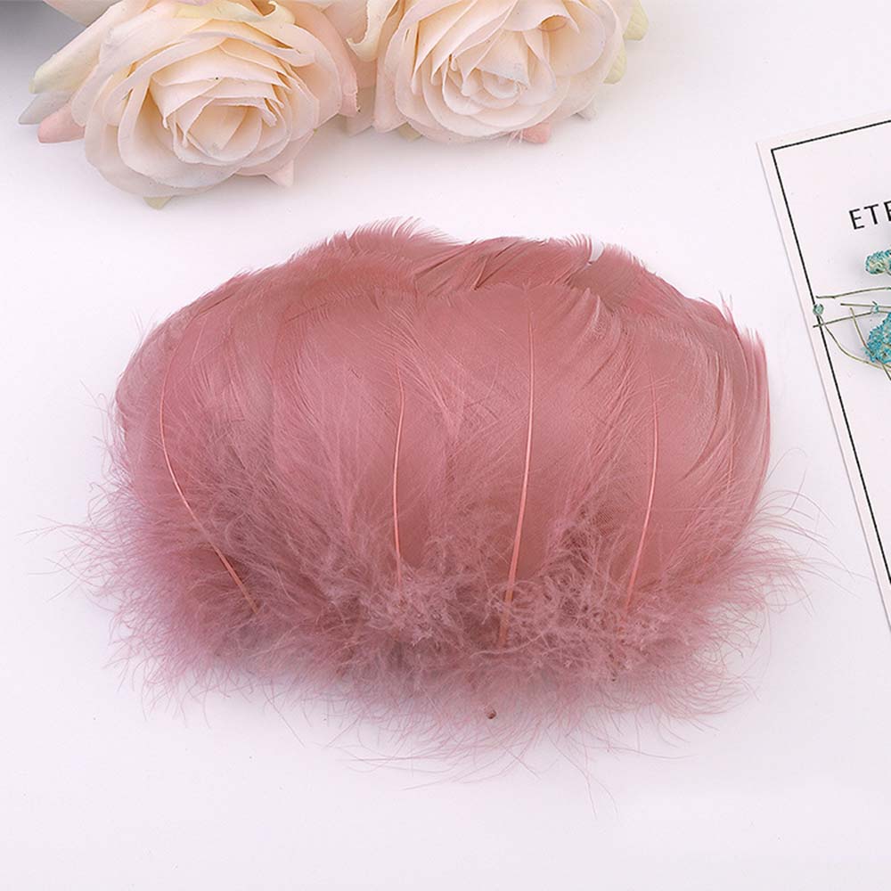 Goose Feather 6cm~11cm For Beautiful Decoration Handicraft Gift Box DIY 50/100/150pcs Colorful Goose Feathers