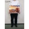 Yanoman 500 Piece Jigsaw Puzzle Mt. Fuji and Cherry Blossoms At Dawn (Yamanashi) (38x53cm)