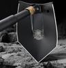 Changlin Telescopic Manganese Steel Engineer's Shovel with Extension Rod - Large for Forest Fire Fighting & Vehicle Mounting Outdoor