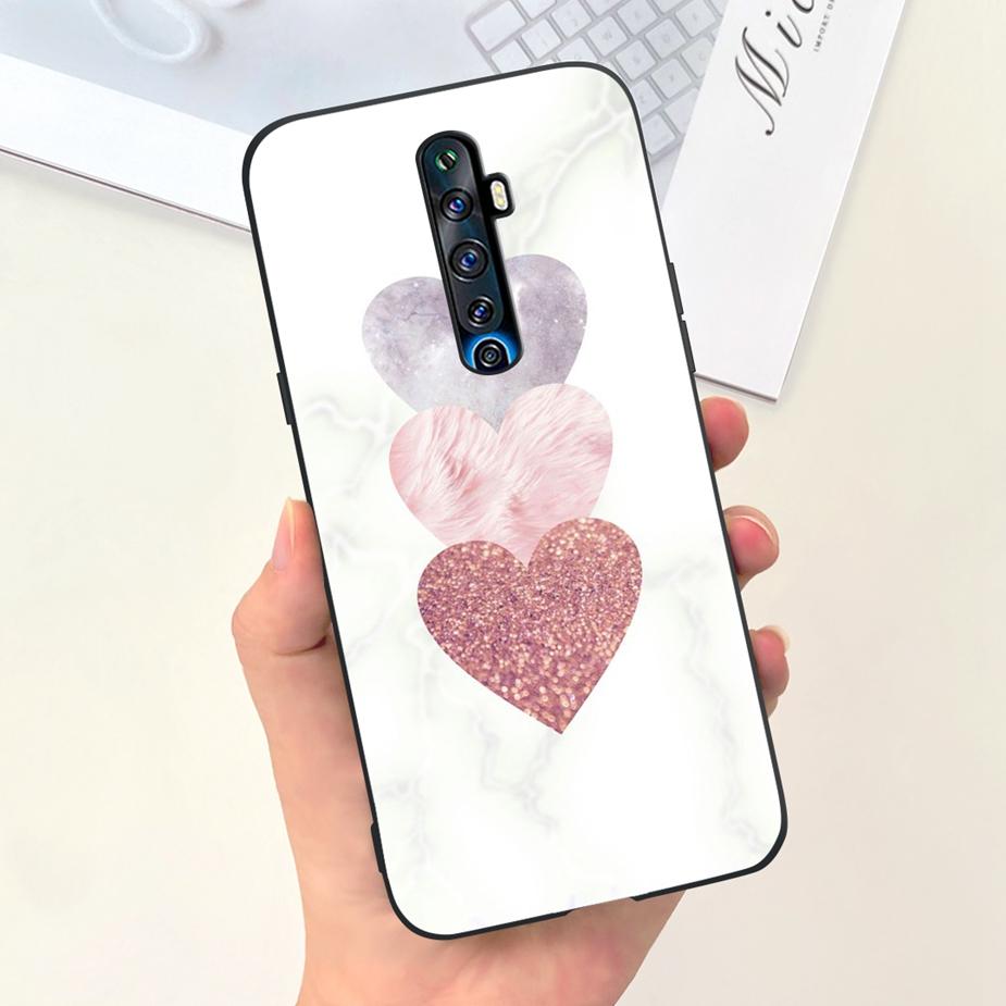 For Oppo Reno 2 Case Reno 2F 2Z Cute Fashion Cartoon Cover Soft Silicone Phone Cases For Oppo Reno2 F Z Reno 2Z 2F Reno2F Bumper