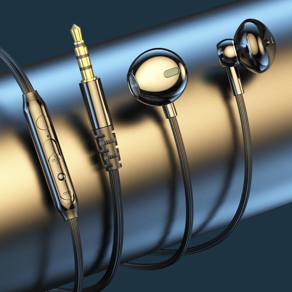 in Ear 3.5mm Wired Earphones 3.5mm Jack Wired Headset Dual Jack Headphones for Desktop/Computer/PC