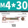304 Stainless Steel Lead Seal Galvanized Meter Screw with Cross Hole