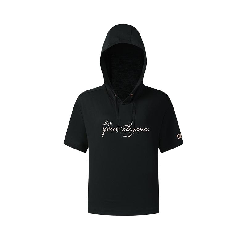 FILA Фитнес Cool Touch Удобная футболка с коротким рукавом Мужские топы A61M621196A-BK M