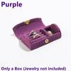 Newest Mini Velvet Jewelry Organizer Display Travel Jewelry Case Boxes Earrings Necklace Ring Portable Jewelry Storage Box Women