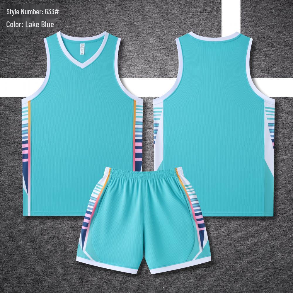 Custom Basketball Uniform Set: Quick-Dry, Breathable, Unisex, Short Sleeve