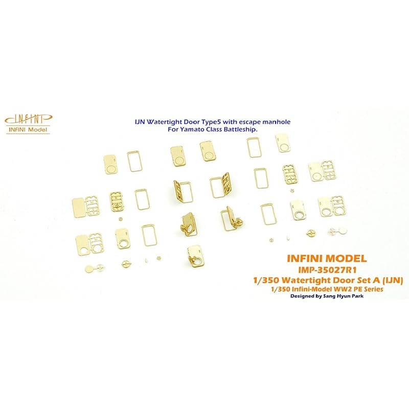 infini model 1/350 IMP series Japanese navy watertight door Etched parts for ships parts for plastic models IMP3527
