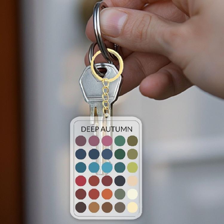 Chaveiro Acrílico Único Feito à Mão Com Misturas de Cores Estilosas Acessório de Chaveiro Prático Para Chaves Ou Materiais de Artesanato