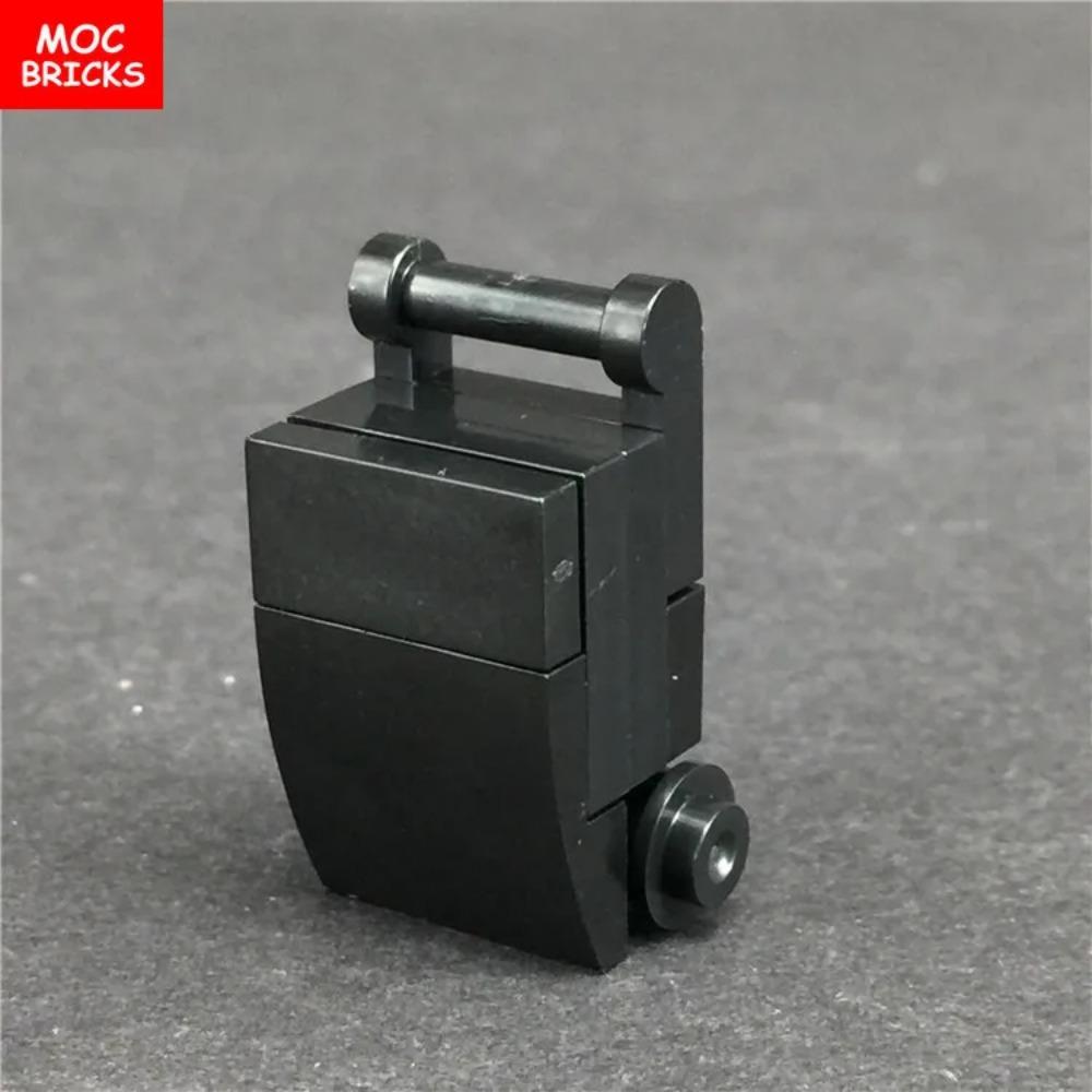 MOC Bricks Bike Notebook Camera Dollar Luggage Trash Bottle City Accessories View DIY Educational Building Blocks Friends Gifts