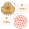 Hair Massaging Scalp Brush Soft Bristles Deep Clean Scalp Exfoliator Shampoo Brush Head Scrubber Relaxing Shower Hair Care