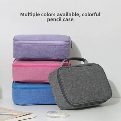 Large Capacity 72-Hole Pencil and Pen Storage Case for Art Supplies